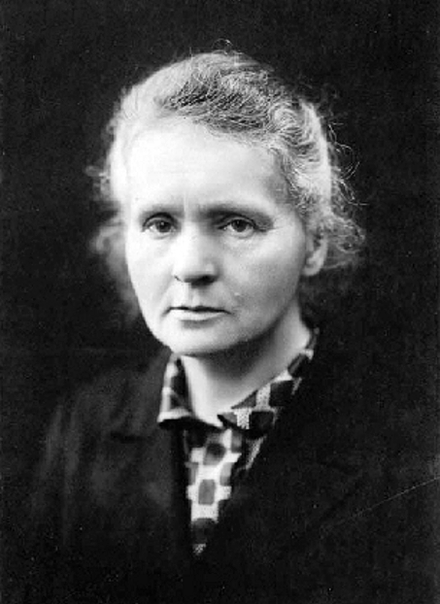 Marie Curie, winner of two Nobel prizes.