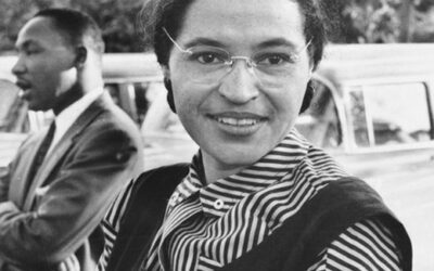 Rosa Parks, civil rights activist.