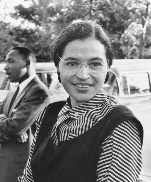 Rosa Parks, civil rights activist.